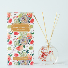 new design dried flower decorative essential oil reed diffuser